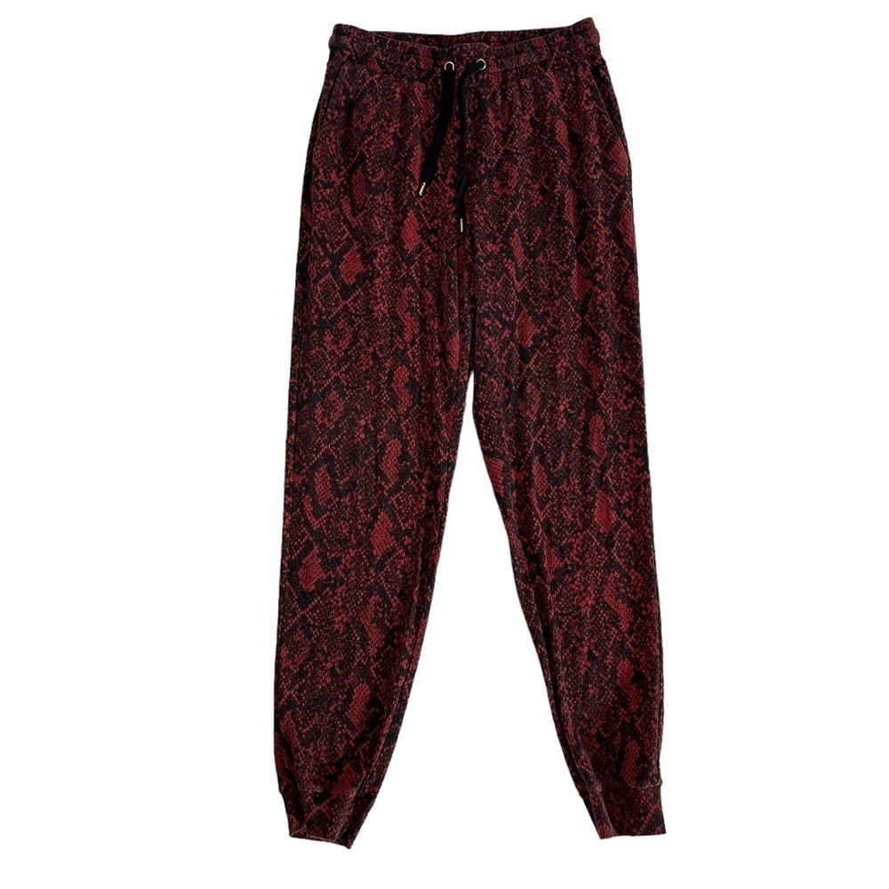 Michael Kors women's snake print , Red lounge pants joggers size Small